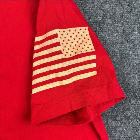 GRUNT STYLE Women’s Red Short Sleeve Heart Ammo “Be Mine” size: Medium - Picture 3 of 8